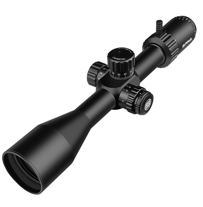 Spina Optics 4-16x50 FFP + Siktesringar