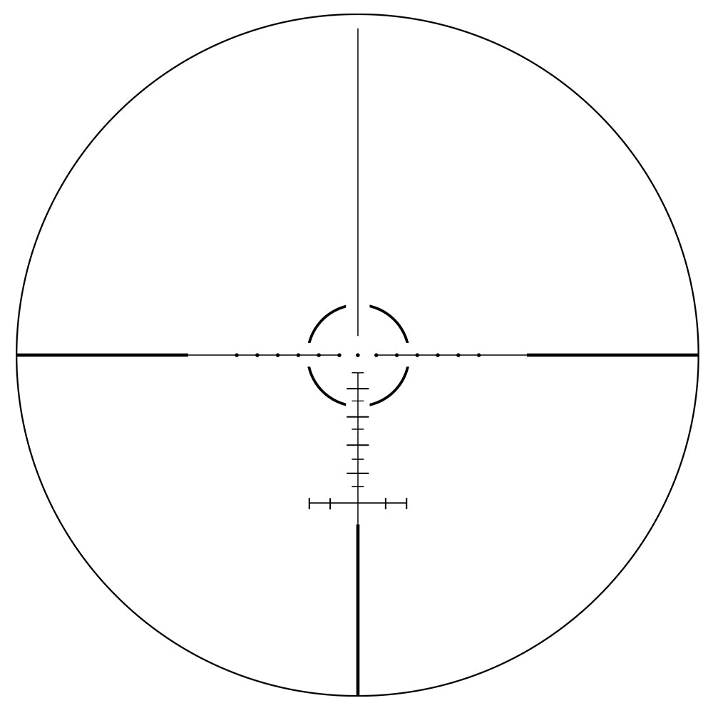 Spina Optics IronClaw 2-12×44 SFP 30mm Kikarsikte + Siktesringar